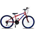Bicicleta Aro 24 Urbana Forss Spike 18 Marchas Amarelo