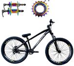 Bicicleta aro 26 Absolute Brutus 3 Preto Single Cubo e Catraca de Rosca Camaleão