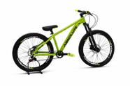 Bicicleta Aro 26 Absolute Nero 5 Grau Pneu Balão Flame Quadro Alúminio Tamanho 15 Aro Vmaxx Freio Hidraulico