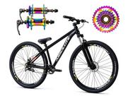 Bicicleta aro 26 Absolute Nero 5 Preto 1x7v Cubo e Roda Livre Camaleão Bicicleta aro 26 Absolute Nero 5 Preto 1x7v Cubo e Roda Livre Camaleão
