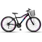 Bicicleta Aro 26 Alumínio Kls Sport Gold Freio V-Brake Mtb 21 Marchas Feminina Bicicleta Aro 26 Alumínio Kls Sport Gold Freio V-Brake Mtb 21 Marchas Feminina