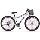 Bicicleta Aro 26 Alumínio Kls Sport Gold V-Brake Mono 7V Feminina