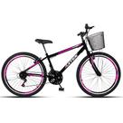 Bicicleta Aro 26 Axtek Sport Gold Rebaixado V-Brake Mtb 21V Feminina Bicicleta Aro 26 Axtek Sport Gold Rebaixado V-Brake Mtb 21V Feminina