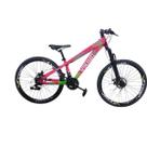 Bicicleta Aro 26 Bike Vikingx 21V Tuff 25 Freio Hidraulico Freeride Quadro Aluminio Suspensão Dianteira