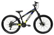 Bicicleta Aro 26 Bike Vikingx Freeride Tuff 25 Freios A Disco