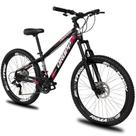 Bicicleta Aro 26 Dropp Freeride Alumínio 21 Marchas Freios A Disco - Preto e Vermelho Bicicleta Aro 26 Dropp Freeride Alumínio 21 Marchas Freios A Disco - Preto e Vermelho