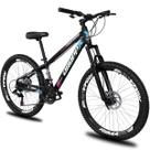 Bicicleta aro 26 Dropp Freeride grau Alumínio 21 Vel Marchas Câmbios Shimano Freios a disco Tipo Gios Viking