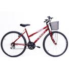 Bicicleta Aro 26 Feminina De Passeio 18 Marchas