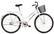 Bicicleta Aro 26 Feminina Freio no Pé CP Classic Branca Bicicleta Aro 26 Feminina Freio no Pé CP Classic Branca