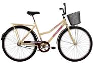 Bicicleta Aro 26 Feminina Freio no Pé CP Classic New Bege