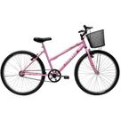 Bicicleta Aro 26 Feminina Mono Saidx Sem Marcha Com Cesta
