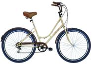 Bicicleta Aro 26 Feminina Retrô Vintage 6 Marchas Bicicleta Aro 26 Feminina Retrô Vintage 6 Marchas