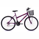 Bicicleta Aro 26 Free Action Donna MTB 18V V-Brake