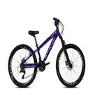 Bicicleta Aro 26 Freeride Gta Rebel Roxa Câmbios shimano 21 Velocidades Aro Vmaxx
