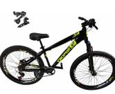 Bicicleta Aro 26 GIOS 4Trix Câmbios Shimano 21v Freio a Disco Freeride Downhill Aro Vmaxx DH Pneu Flame Bicicleta Aro 26 GIOS 4Trix Câmbios Shimano 21v Freio a Disco Freeride Downhill Aro Vmaxx DH Pneu Flame