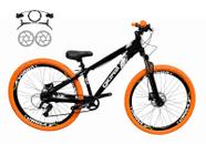 Bicicleta Aro 26 GIOS Frx-Evo Freio a Disco Hidráulico 21v Rodas Vmaxx Freeride Downhill Garfo Suspensão Pneu Flame Bicicleta Aro 26 GIOS Frx-Evo Freio a Disco Hidráulico 21v Rodas Vmaxx Freeride Downhill Garfo Suspensão Pneu Flame