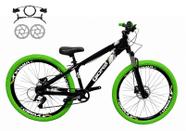 Bicicleta Aro 26 GIOS Frx-Evo Freio a Disco Hidráulico 21v Rodas Vmaxx Freeride Downhill Garfo Suspensão Pneu Flame Bicicleta Aro 26 GIOS Frx-Evo Freio a Disco Hidráulico 21v Rodas Vmaxx Freeride Downhill Garfo Suspensão Pneu Flame
