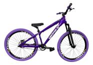 Bicicleta Aro 26 Gios Roxo com branco Single Freio Shimano Mt200