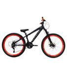 Bicicleta Aro 26 GTA Freeride Alumínio 21 Vel Freio a Disco Suspensão 80mm