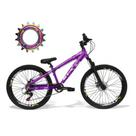 Bicicleta Aro 26 Gta Rebel Roxa Single Freio Hidráulico Aro Vmaxx Bicicleta Aro 26 Gta Rebel Roxa Single Freio Hidráulico Aro Vmaxx