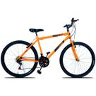 Bicicleta Aro 26 Masculina Forss Spike 18 Marchas Laranja