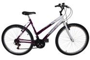 Bicicleta Aro 26 MTB Feminina 18 Marchas