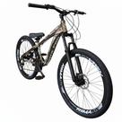 Bicicleta Aro 26 PRO-X Rustic PRO Freeride 21v Aro Vmaxx Freio a Disco Pneu Preto Flame Bicicleta Aro 26 PRO-X Rustic PRO Freeride 21v Aro Vmaxx Freio a Disco Pneu Preto Flame