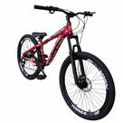 Bicicleta Aro 26 PRO-X Rustic PRO Freeride 21v Aro Vmaxx Freio a Disco Pneu Preto Flame Bicicleta Aro 26 PRO-X Rustic PRO Freeride 21v Aro Vmaxx Freio a Disco Pneu Preto Flame