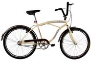 Bicicleta Aro 26 Retrô Vintage Masculina Beach Sem Marcha Bege Bicicleta Aro 26 Retrô Vintage Masculina Beach Sem Marcha Bege