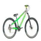 Bicicleta Aro 26 Velooh Attack Freeride 21v Aero Câmbios Importados Verde com Cinza