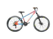 Bicicleta Aro 26 Viking X-35 Azul Petróleo Câmbios Shimano Pneu 26x2.30