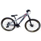Bicicleta Aro 26 Vikingx 21 Velocidades Freio Disco Mecanico Rodas Vmaxx Pneu Balão Faixa Amarelo