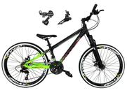 Bicicleta Aro 26 Vikingx Tuff 21v Alumínio Câmbio Shimano Freio a Disco Aros Vmaxx Aro Preto Bicicleta Aro 26 Vikingx Tuff 21v Alumínio Câmbio Shimano Freio a Disco Aros Vmaxx Aro Preto