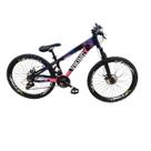 Bicicleta Aro 26 Vikingx Tuff 25 Aluminio Pneu Cravudo Quadro Aluminio Freio Disco Mecanico