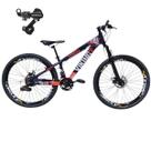 Bicicleta Aro 26 Vikingx Tuff 25 Cambio Traseiro Shimano 24 Velocidade Freio Disco Mecanico Velocidades Rodas Vmaxx 13.5 Pneu Balão Flame Bicicleta Aro 26 Vikingx Tuff 25 Cambio Traseiro Shimano 24 Velocidade Freio Disco Mecanico Velocidades Rodas Vmaxx 13.5 Pneu Balão Flame