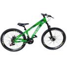 Bicicleta Aro 26 Vikingx Tuff 25 Pneu 21 Velocidades Slk Balão Preto Freio Disco Mecanico