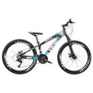 Bicicleta Aro 26 Vikingx Tuff x25 Vmaxx 21v Shimano Freios a Disco Com Suspensão