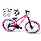Bicicleta Aro 26 Vikingx Tuff X44 Freeride Câmbios Shimano 21v Freio a Disco Hidráulico Rodas Vmaxx