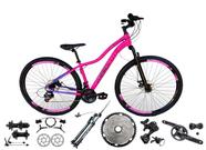 Bicicleta Aro 29 Absolute Hera 12v Garfo Trava no Guidão Hollowtech K7 Freios a Disco Hidráulico MTB Alumínio