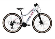 Bicicleta Aro 29 Absolute Hera Feminina Câmbios Shimano 24v K7 Freio a Disco Hidráulico Garfo Com Trava Pneu Faixa Bege - Branco