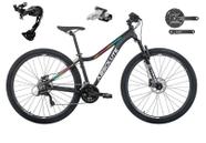 Bicicleta Aro 29 Absolute Mia 3 Feminina Alumínio Câmbio Traseiro Shimano Alívio e Altus 27v Freio Hidráulico Garfo Com Trava - Preto