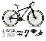 Bicicleta Aro 29 Absolute Nero 4 Kit 27v K7 Freio Hidráulico 3x9 Suspensão 100mm Trava Pneu Faixa Bicicleta Aro 29 Absolute Nero 4 Kit 27v K7 Freio Hidráulico 3x9 Suspensão 100mm Trava Pneu Faixa