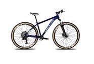 Bicicleta Aro 29 Absolute Nero 5 12v Garfo com Trava K7 11/50 Freios Hidráulicos Kit 1x12 Pneu Bege - Azul