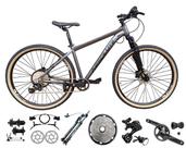 Bicicleta Aro 29 Absolute Nero 5 12v Garfo Trava no Guidão K7 Freios a Disco Hidráulico Pneu com Faixa