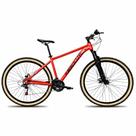 Bicicleta Aro 29 Absolute Nero 5 21v Alumínio Mtb Freio Mecânico Suspensão 80mm Pneu faixa amarela