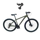 Bicicleta Aro 29 Absolute Nero 5 24 Velocidades Alumínio MTB Câmbio Traseiro SHIMANO