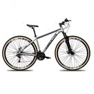 Bicicleta Aro 29 Absolute Nero 5 24v Freio A Disco Suspensão Mountain Bike Alumínio Pneu Faixa - Cinza Bicicleta Aro 29 Absolute Nero 5 24v Freio A Disco Suspensão Mountain Bike Alumínio Pneu Faixa - Cinza