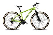 Bicicleta Aro 29 Absolute Nero 5 24v Freio A Disco Suspensão Mountain Bike Alumínio Pneu Faixa - Verde