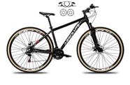 Bicicleta Aro 29 Absolute Nero 5 24v Freios Disco Hidráulicos óleo Garfo Suspensão Pneus Com Faixa Bege