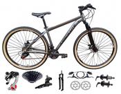 Bicicleta Aro 29 Absolute Nero 5 Alumínio 24v Câmbios Shimano K7 Freio a Disco Hidráulico Garfo com Trava Mtb Pneu Faixa